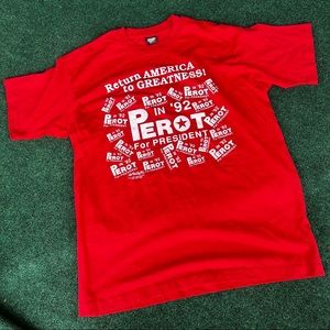 Vintage Ross Perot for president screen stars vintage shirt